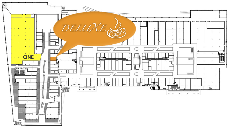 Deluxe Café Nevada - Mapa en C.C. Nevada